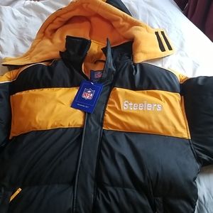 Reebok Pittsburgh Steelers Youth Heavy Winter Coat